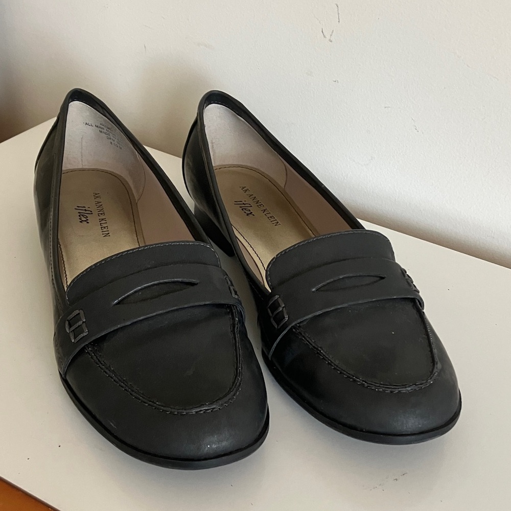 Anne Klein Classic Smoky Pewter Loafers
